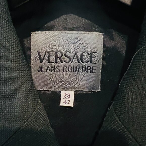 Versace Jeans Couture Double Breast Blazer Jacket and Skirt Suit Set EU 42 US 8 - Picture 2 of 16